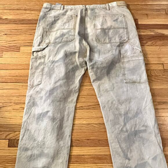 MNML Jeans Pants Mens 42 Button Front Panels Button Fly Straight ** - Picture 5 of 13